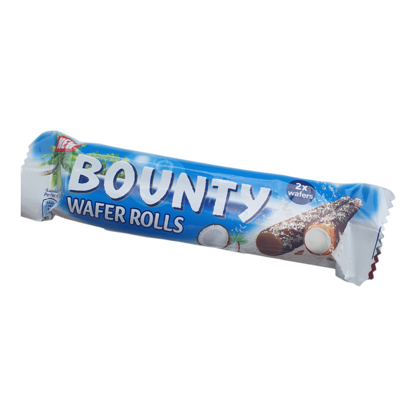 Bounty Wafer Roll – Gaufrette Fourrée Noix de Coco & Chocolat au Lait ddm dépassé 04.25