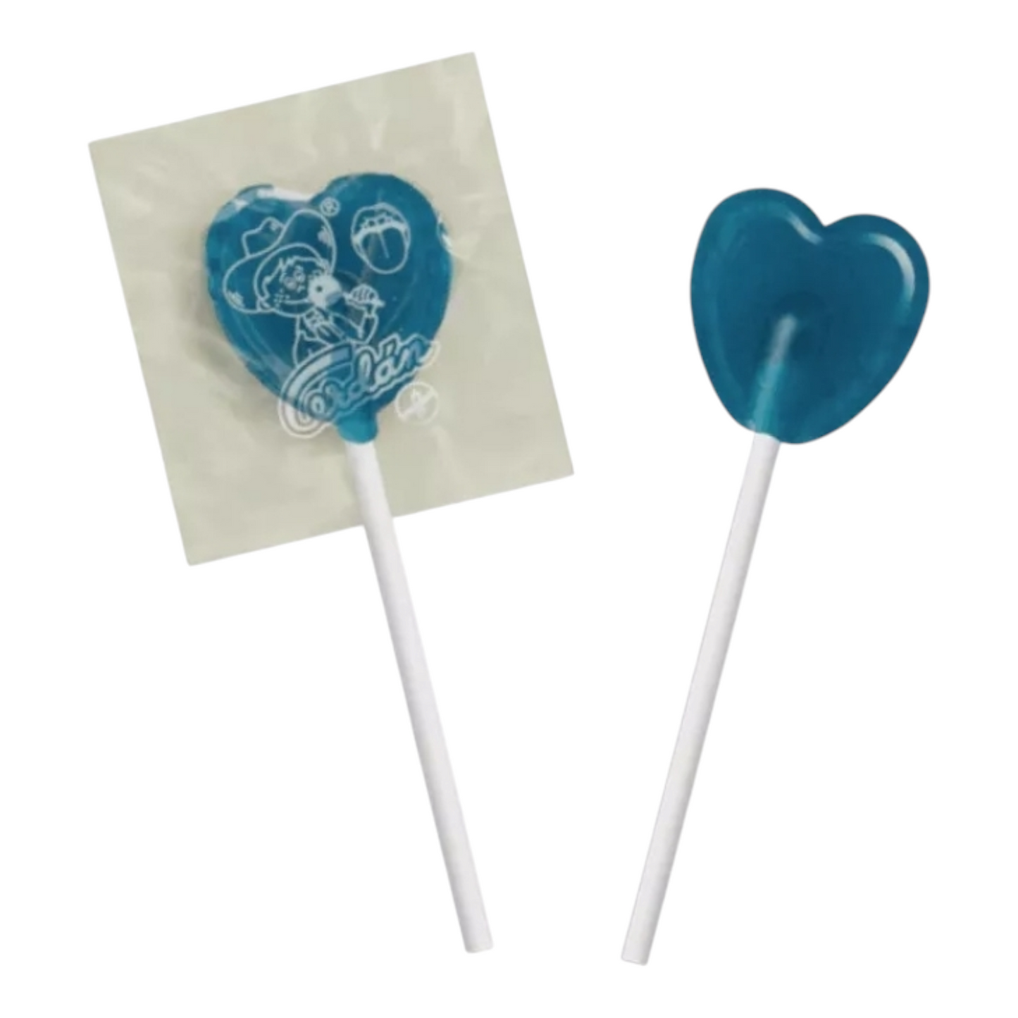 Mini sucette coeur à l'unité