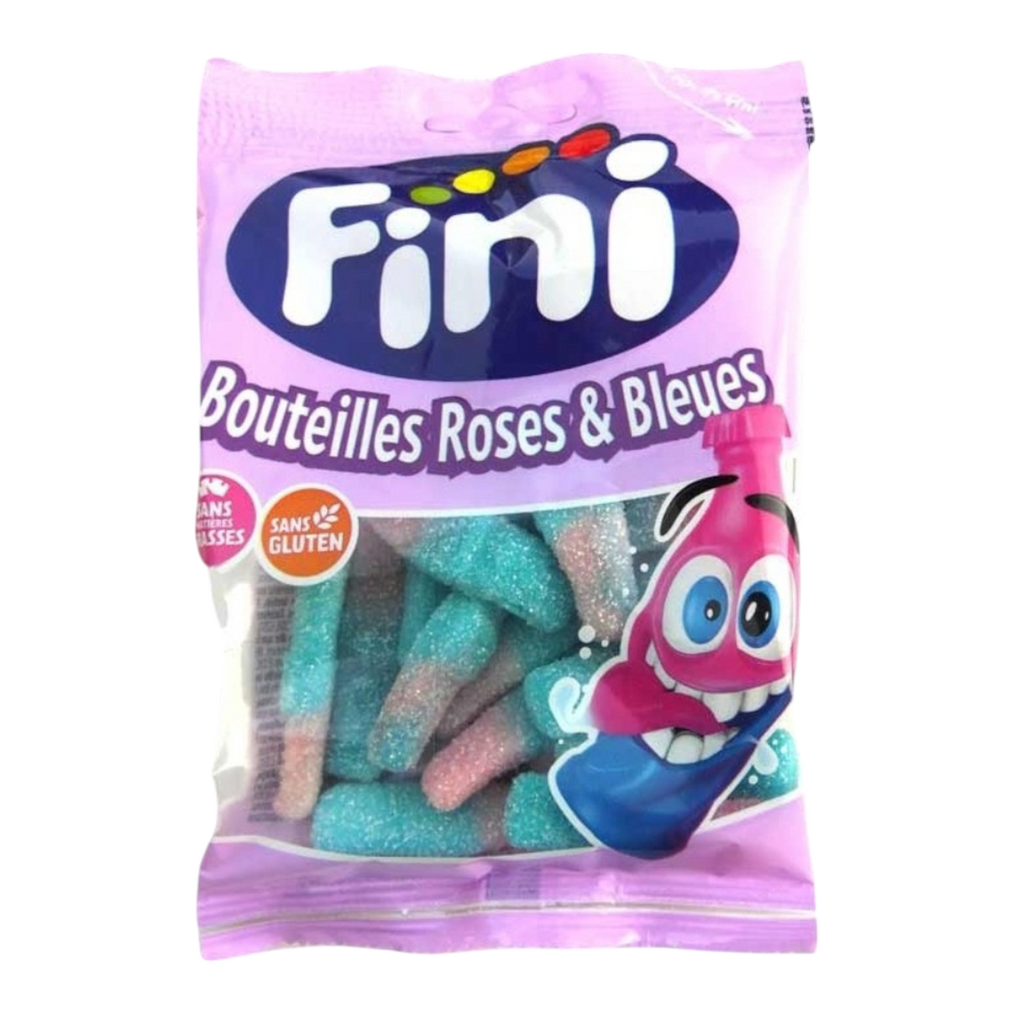 Bouteilles Roses et Bleues Fini – Bonbons Gélifiés Sucrés – Sachet 90g