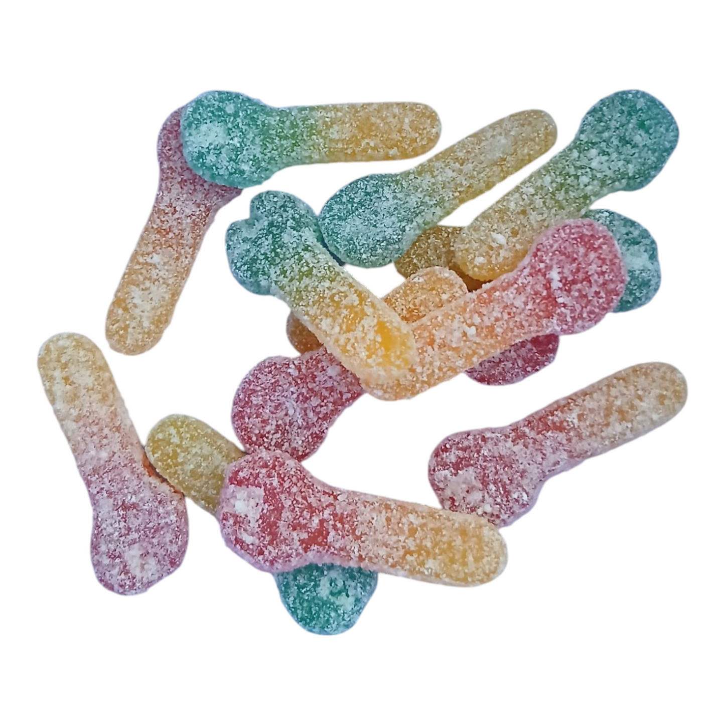 Clés acidulées arc-en-ciel 100g