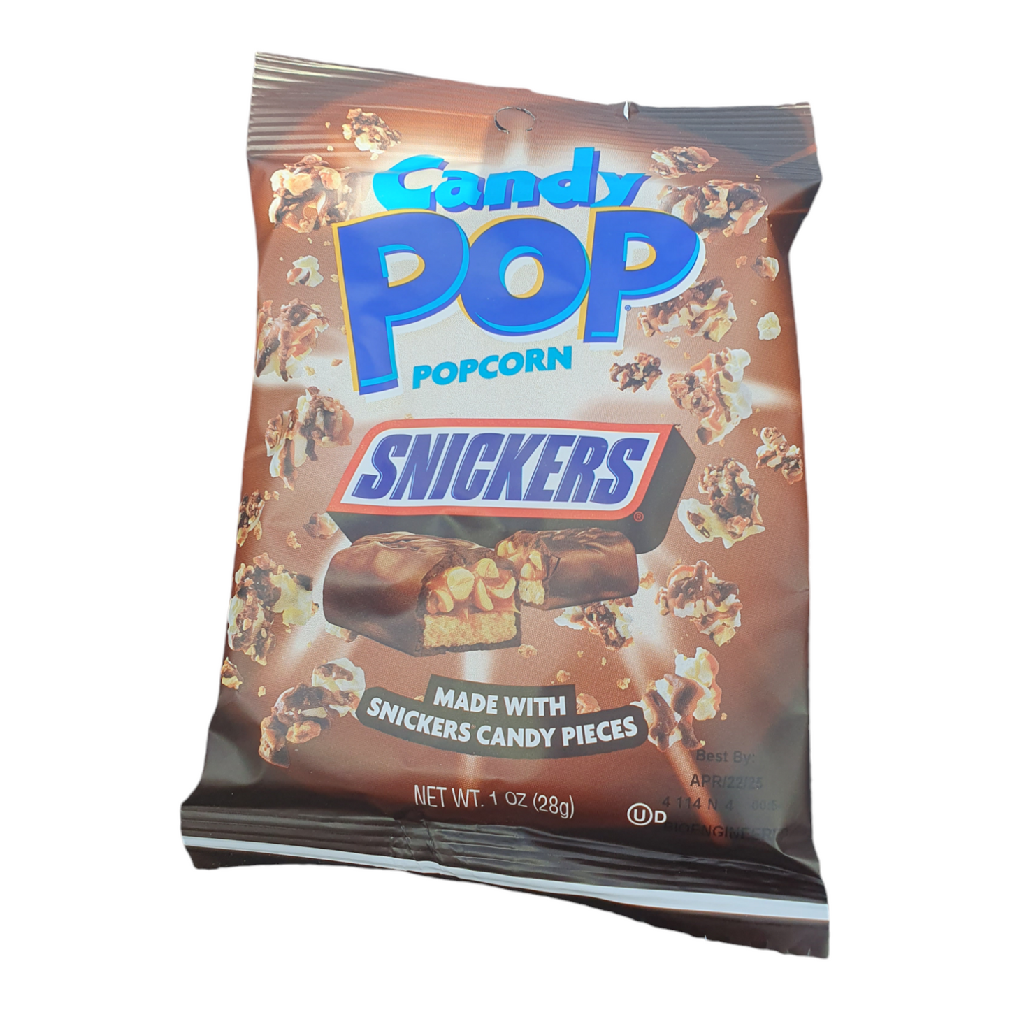 Candy Pop Mini – Popcorn Chocolat Snickers / Twix / M&M’s – Sachet 28g