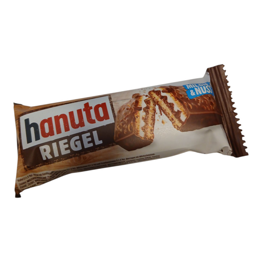 Hanuta Riegel – Barre chocolatée noisette ddm dépassé 15.06.25