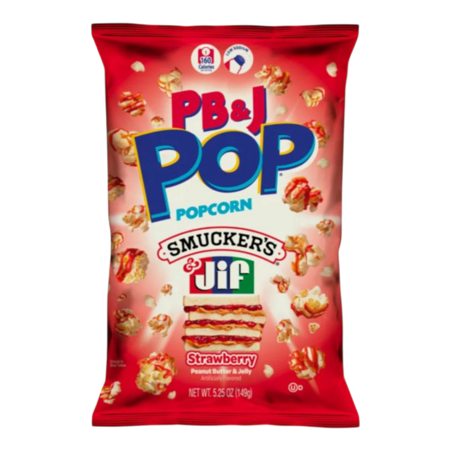 🍿 Candy Pop Popcorn beurre de cacahuète et fraise