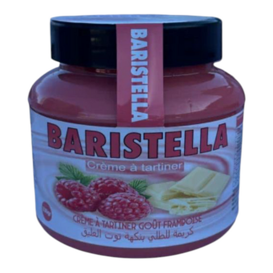 Pâte à Tartiner Baristella Framboise & Chocolat Blanc – 330g