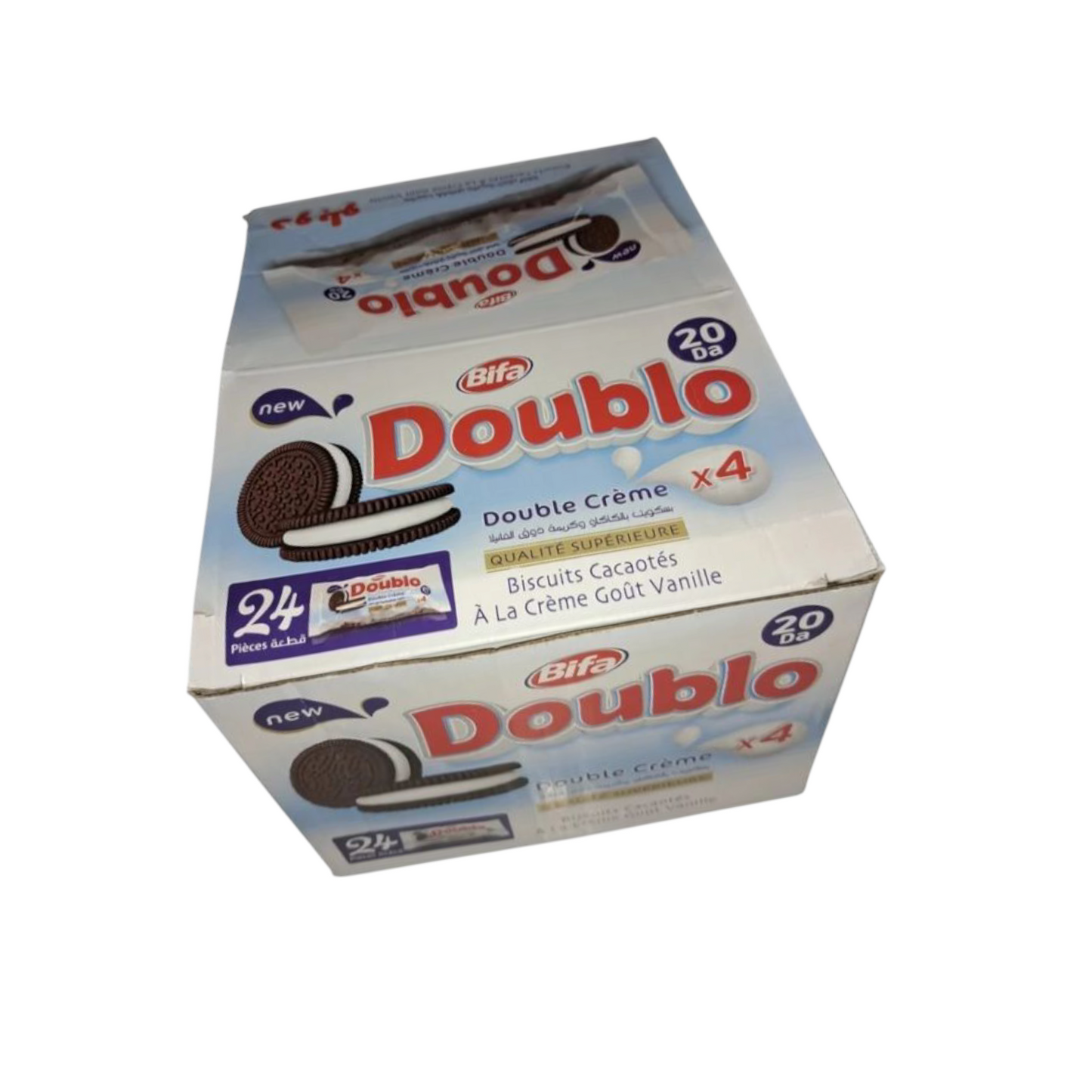 Bifa Doublo – Gâteau Double Couches Chocolat & Crème – À l’unité