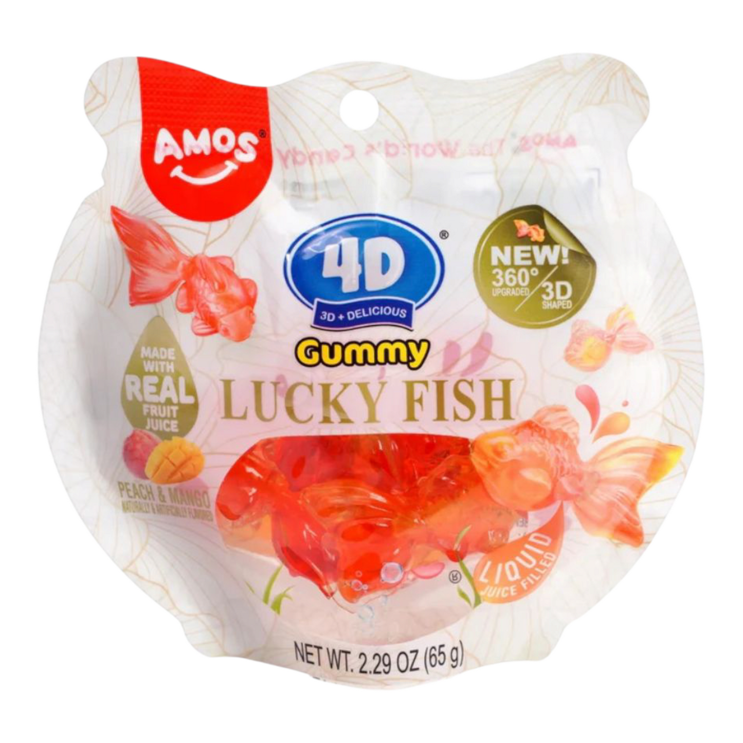Amos 4D Gummy Lucky Fish – 35g