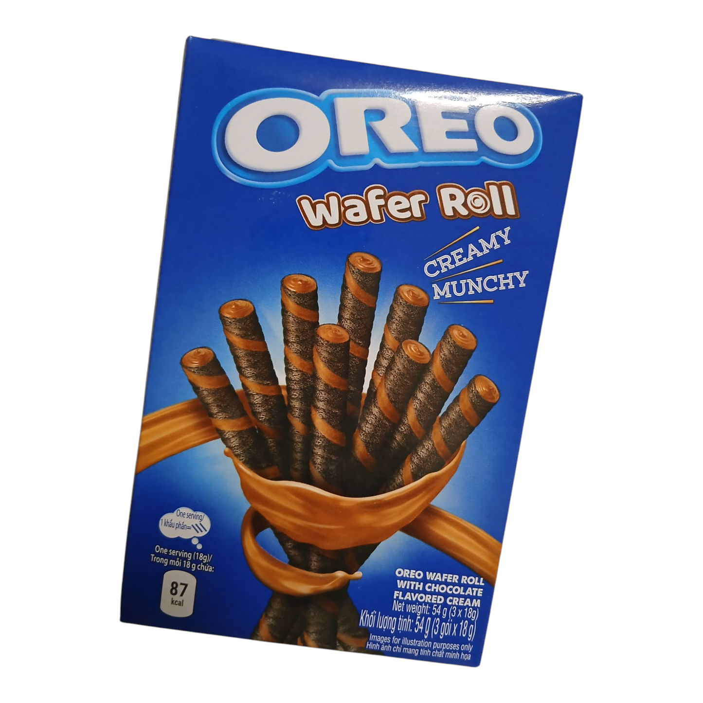 Oreo wafer rolls chocolat 54g ddm 18.10.25