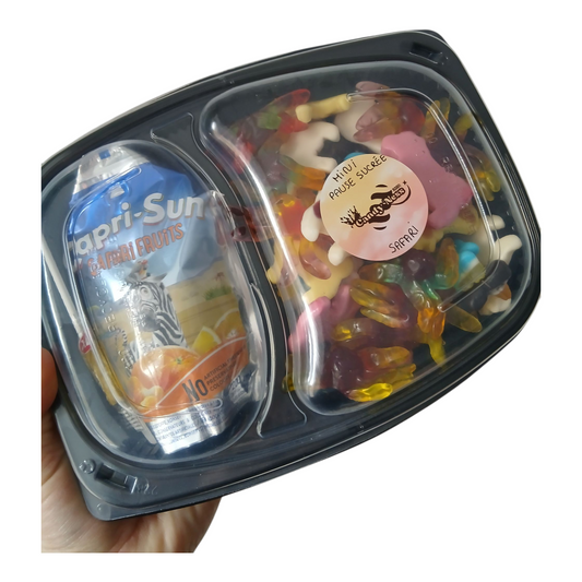 🍬 Box Gourmande - Mix de Bonbons + Boisson 🍹 (456g)
